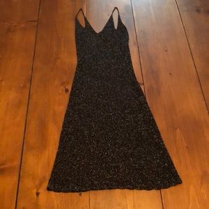 Moda sleeveless dress w/ sweater